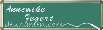 Annemike Fegert Visitenkarte